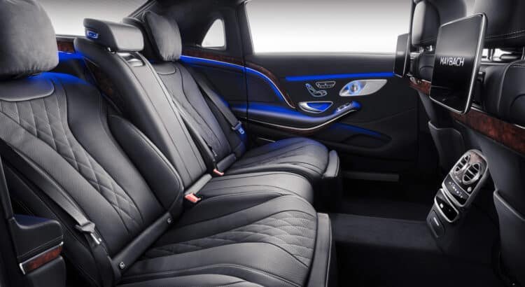 Mercedes-Maybach S-Klasse; Interieur: Leder schwarz // Mercedes-Maybach S-Klasse interior: leather black